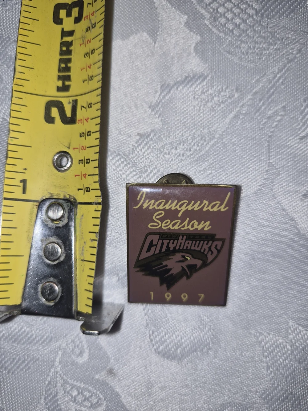 Inaugural Season 1997 Purple Enamel Pin